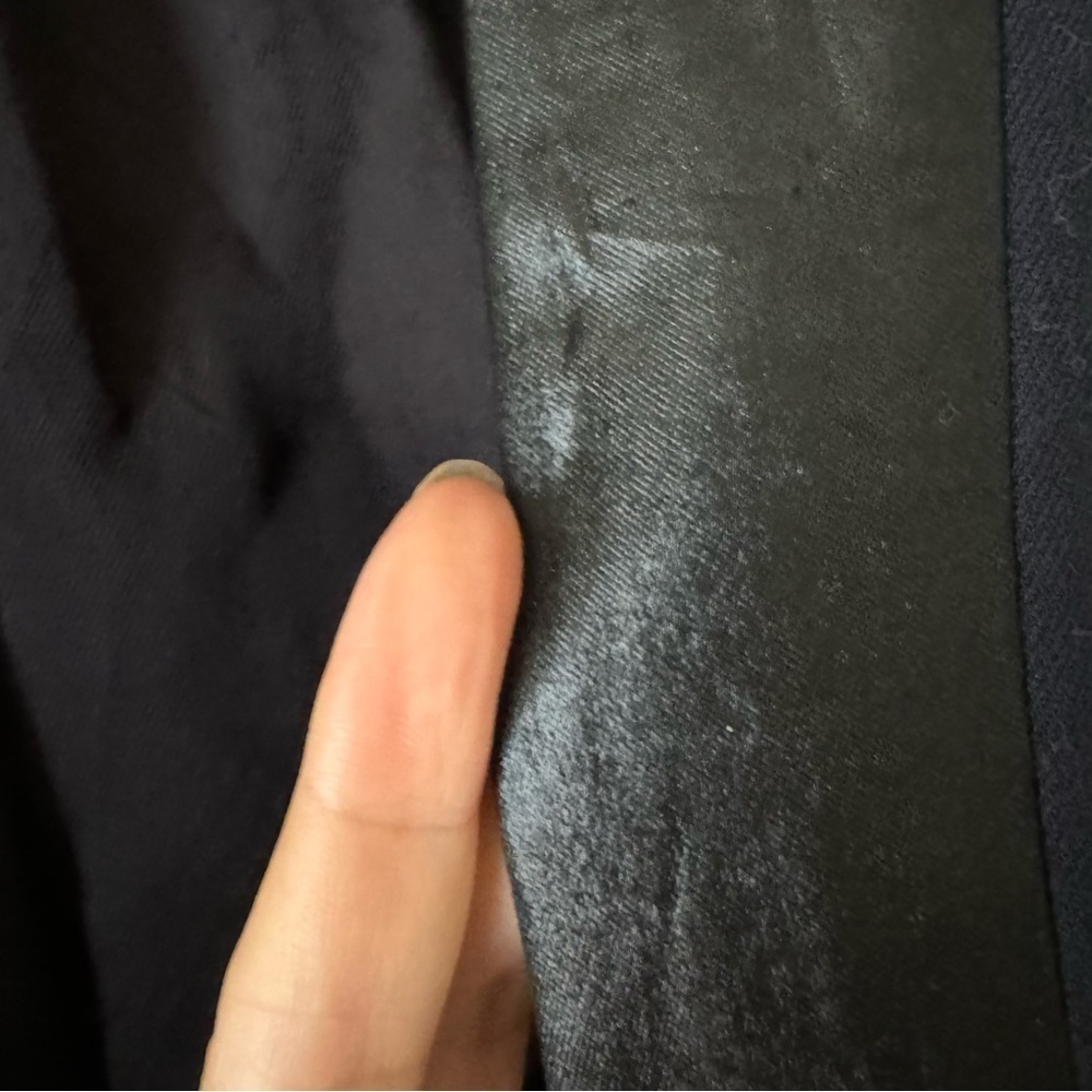 Sandro Blue Tuxedo Jacket Blazer with Black Lapel, Size 36 - Picture 2 of 5